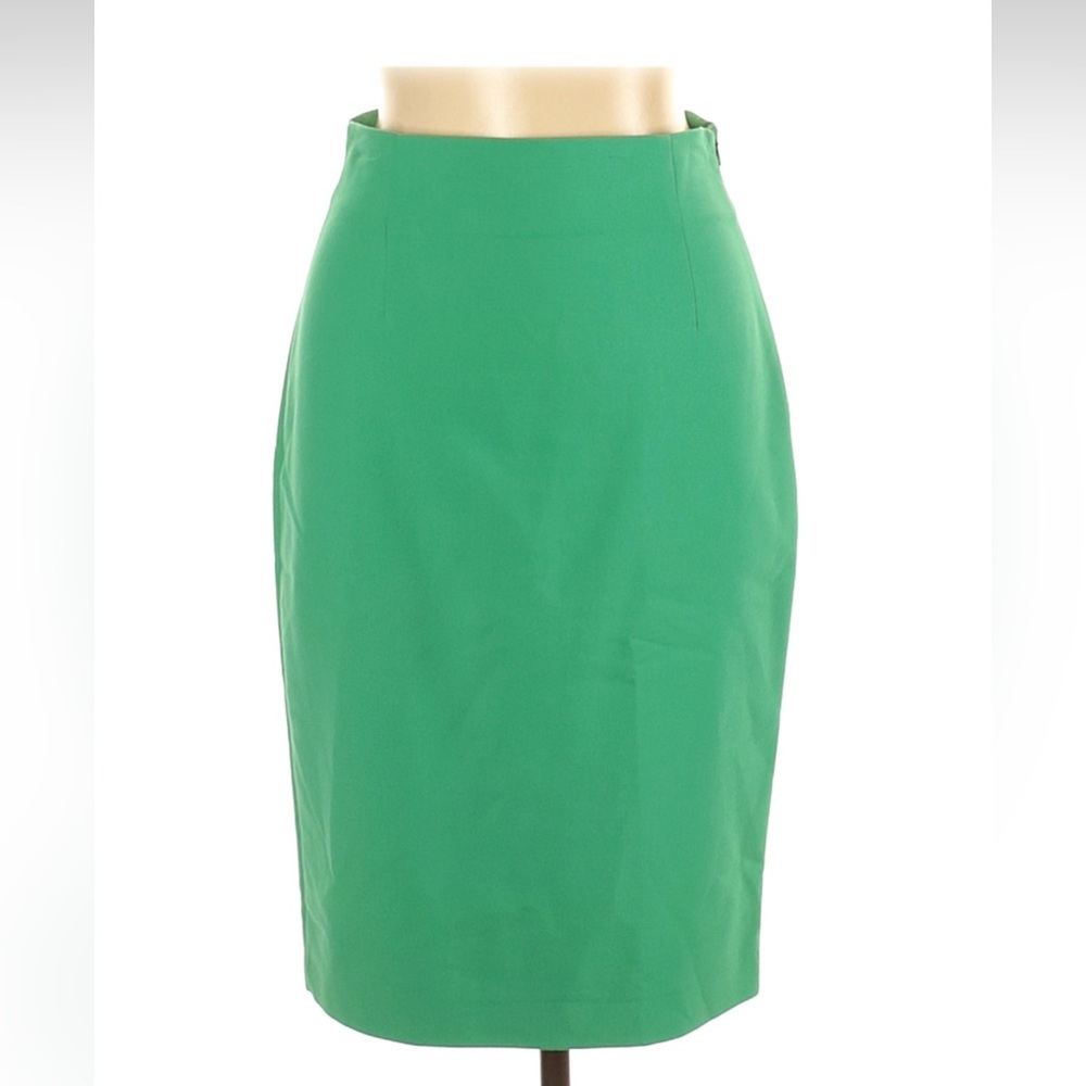 Zara Emerald Green High-Waist Pencil Skirt